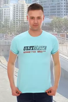 Футболка мужская Экстрим (ментоловая) рр