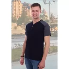 Футболка мужская Кавалер (темно-синяя)