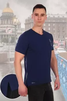 Футболка мужская Конор (индиго) рр