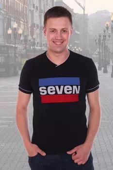 Футболка мужская Крейг (черная) рр