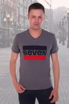 Футболка мужская Крейг (темно-серая)