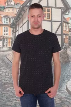 Футболка мужская Лео (антрацит)