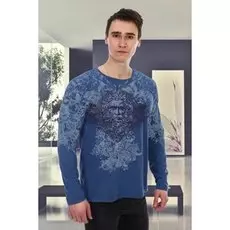 Футболка мужская Леонардо (индиго)