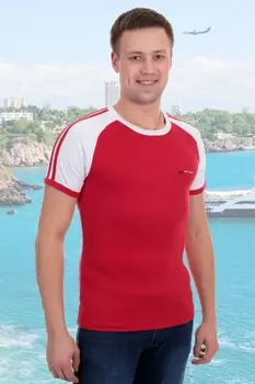 Футболка мужская Лидер (красная)