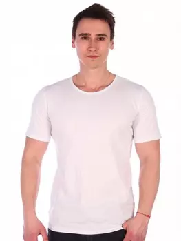 Футболка мужская Нильс (белая) рр