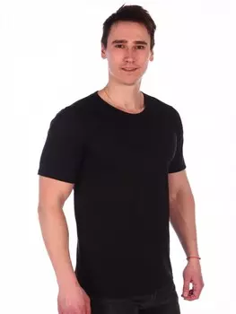 Футболка мужская Нильс (черная)