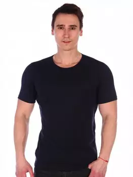 Футболка мужская Нильс (темно-синяя)
