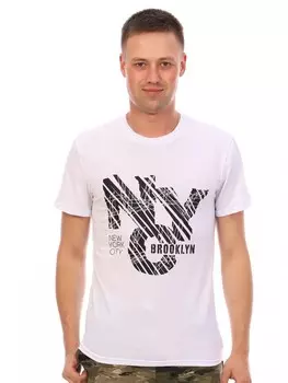 Футболка мужская Ольгерд (белая)