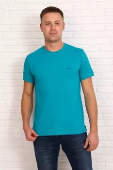 Футболка мужская Пирс (бирюзовая)