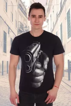 Футболка мужская Пистолет рр