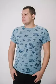 Футболка мужская Пляж (пальмы)