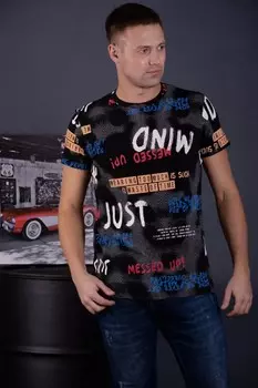 Футболка мужская Сойер (черная)