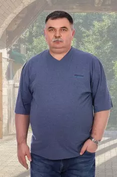 Футболка мужская Станислав (индиго)