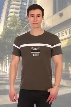 Футболка мужская Стивен (хаки) рр