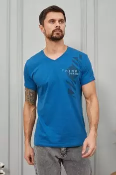 Футболка мужская Уилл (синяя)