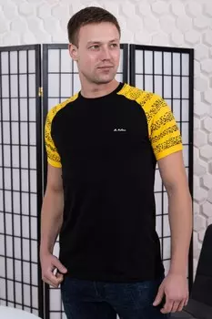 Футболка мужская Виктор (черная)