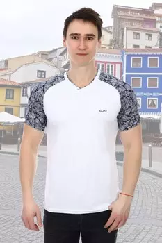 Футболка мужская Винсент (белая)