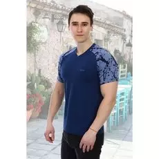 Футболка мужская Винсент (индиго)