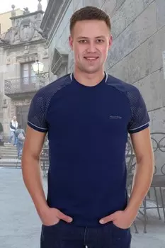 Футболка мужская Ястреб (синяя)