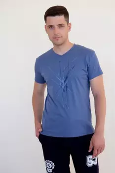 Футболка мужская Жерар (индиго)