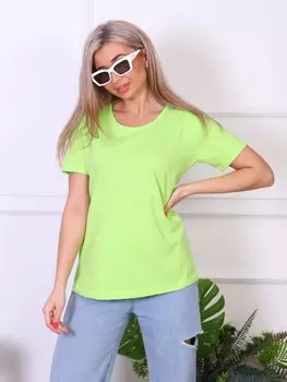 Футболка трикотажная Адэлис (салатовая)