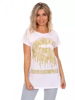 Футболка трикотажная Альбина (белая) рр