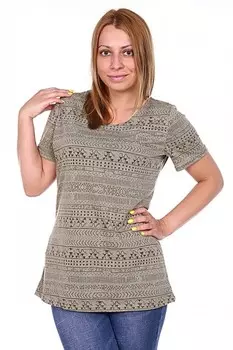 Футболка трикотажная Альвина (хаки)