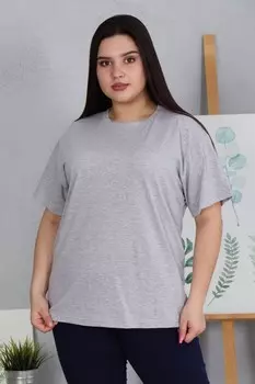 Футболка трикотажная Алекса (серая)