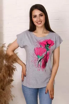 Футболка трикотажная Александрия (серая)