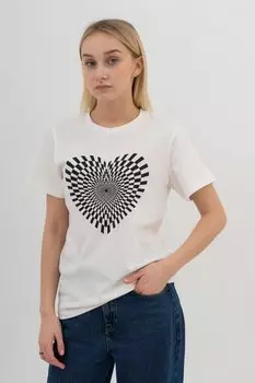 Футболка трикотажная Анина (молочная)