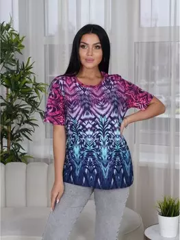 Футболка трикотажная Аннушка (малиновая) рр