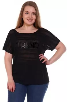 Футболка трикотажная Артемия (черная)