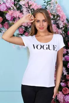 Футболка трикотажная Аура (белая)