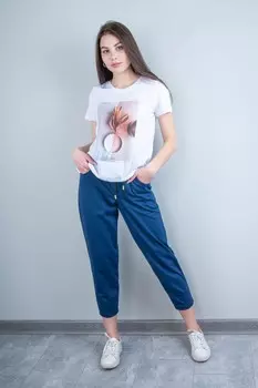 Футболка трикотажная Бабетта (белая)