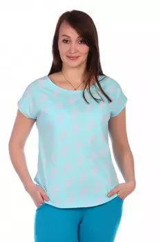 Футболка трикотажная Бамби (голубая) рр