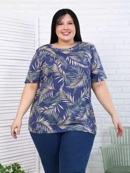 Футболка трикотажная Бренда (синяя) от