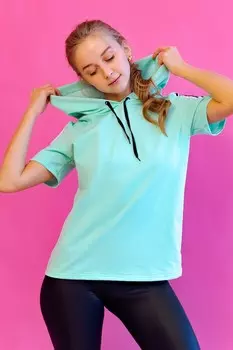 Футболка трикотажная Чиэра (ментоловая)