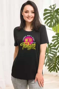 Футболка трикотажная Дагомея (черная)