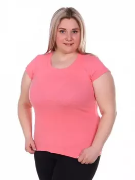 Футболка трикотажная Далида (персиковая)