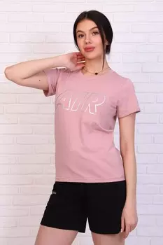 Футболка трикотажная Дариа (пудровая)