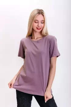 Футболка трикотажная Делила (сухая роза)