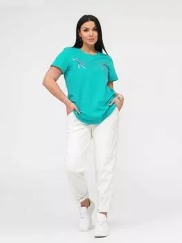 Футболка трикотажная Донара (зеленая)