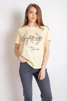 Футболка трикотажная Дыхание (желтая)