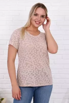 Футболка трикотажная Джеф (бежевая)