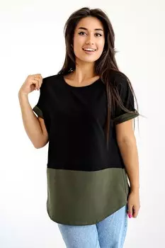 Футболка трикотажная Джейн (хаки) рр