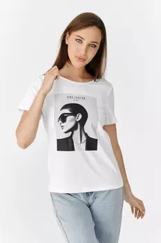 Футболка трикотажная Джил (белая)