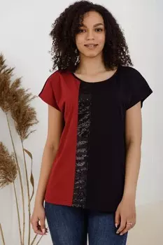 Футболка трикотажная Джолин (черная)