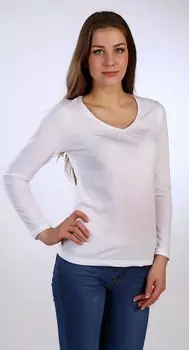 Футболка трикотажная Екатерина (белая)