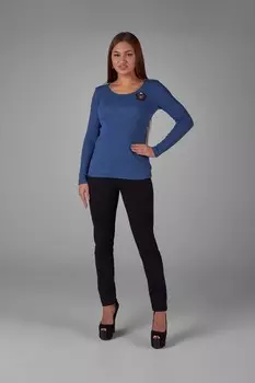 Футболка трикотажная Хэфрен (индиго)