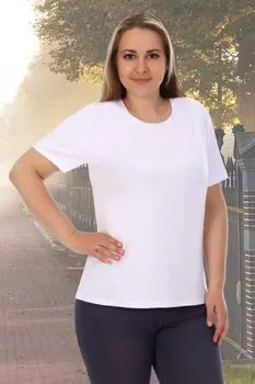 Футболка трикотажная Хелен (белая) рр